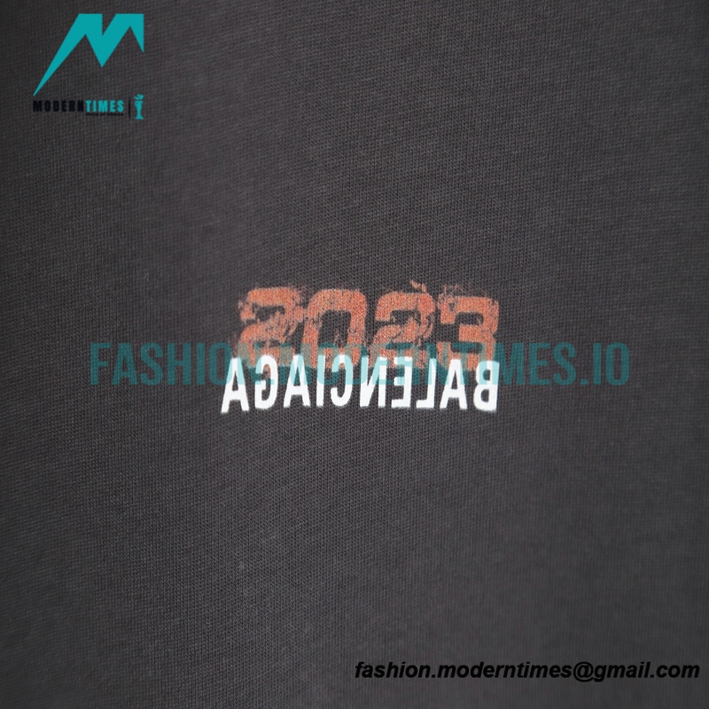 Balenciaga - 2023 Reverse Alphabet Print T-shirt Balenciaga - 2023 Reverse Alphabet Print T-shirt